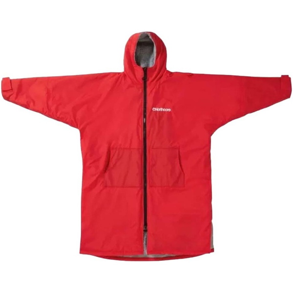 2025 Northcore Beach Basha Sport Long Sleeve Changing Robe NOCO24N - Red